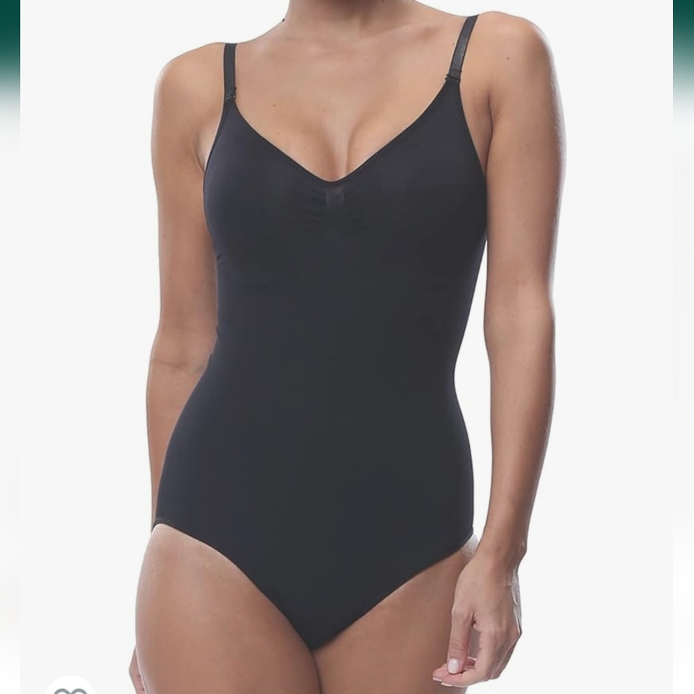 NWOT Shapewear Bodysuit Tummy Control Seamless All-In-One Body Shaper, L…